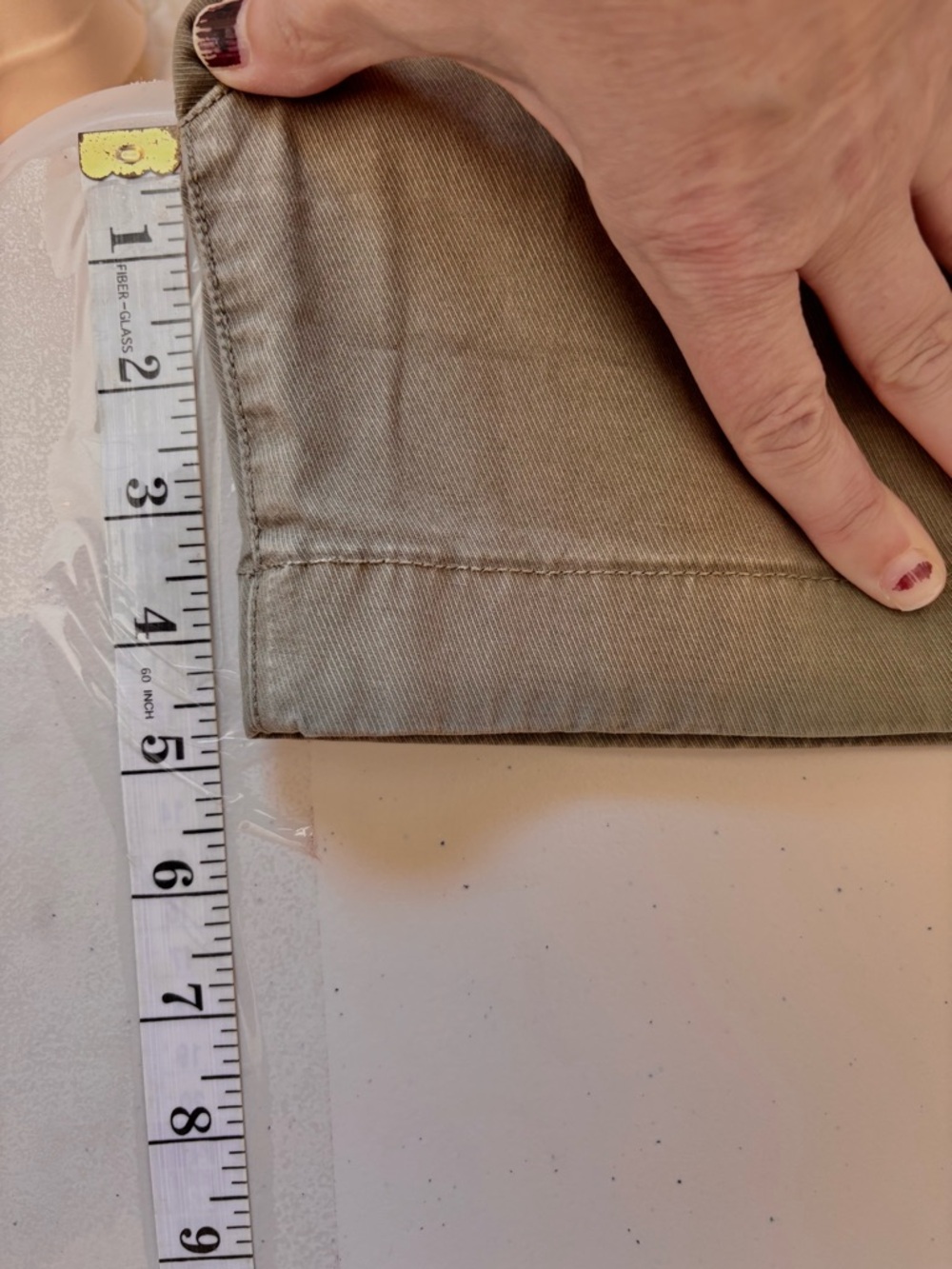 GAP Womens High-Waist Shorts Khaki Green Size 8 Earth Hiking Minimalist Timeless - Picture 10 of 10